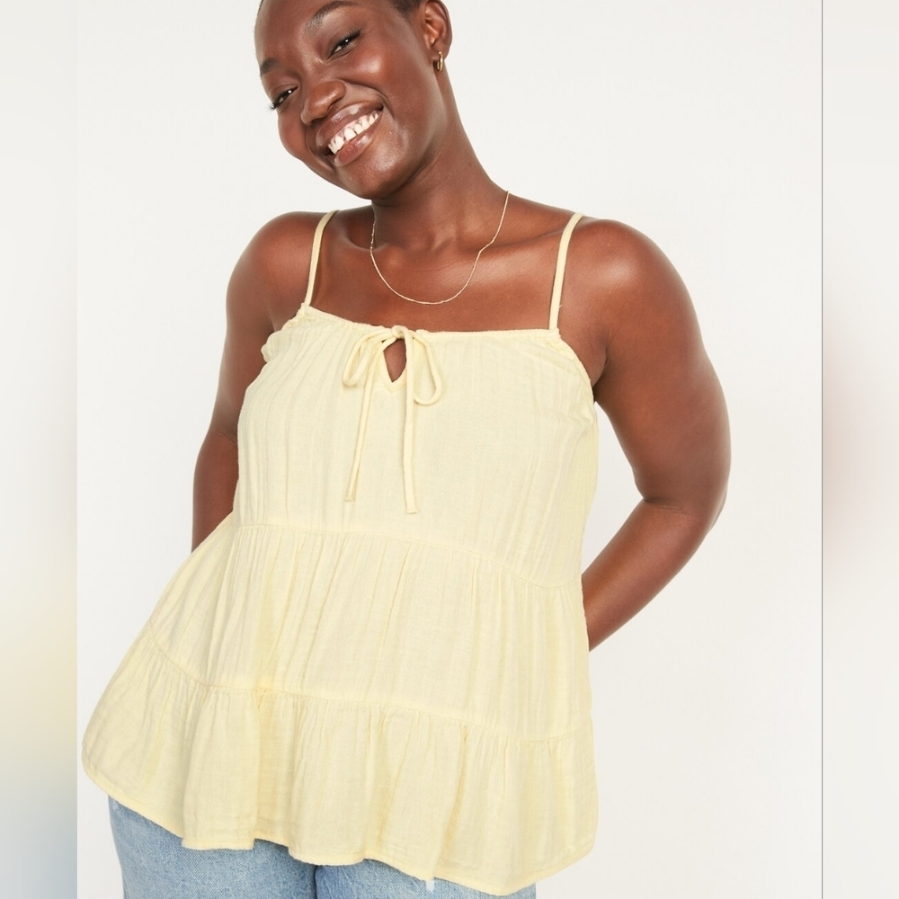 Old Navy Swing Tank Cream  Size 4X NWOT